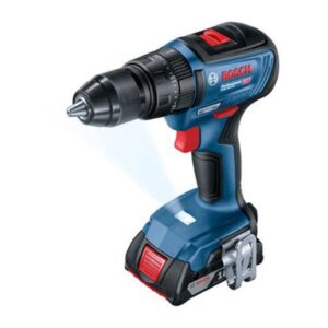 Masina de gaurit cu percutie Bosch Professional GSB 18V-50, cu 2 acumulatori Li-Ion, 18V, 2Ah, 50Nm, motor fara perii, valiza de plastic