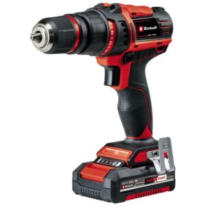 Masina de gaurit/insurubat (bormasina) pe acumulator Einhell Power X-Change TE-CD 18/45 3X-Li +22, 18 V, 1600 RPM, 45 Nm, 21 trepte de cuplu, 13 mm mandrina, acumulator 2 Ah,...