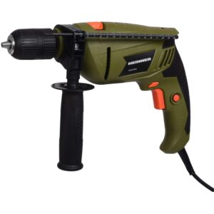 Masina de gaurit si insurubat (bormasina) cu percutie Heinner VMGP005, 800 W, 3100 RPM, mandrina automata, motor din cupru