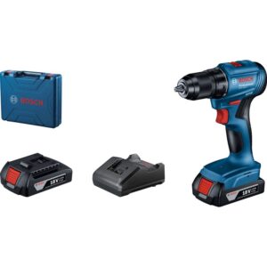 Masina de gaurit si insurubat (bormasina) pe acumulator Bosch Professional 06019K3000, 18 V, 1900 RPM, 21/50 Nm, 20+1 trepte torsiune, 35 mm diametru maxim gaurire, valiza...