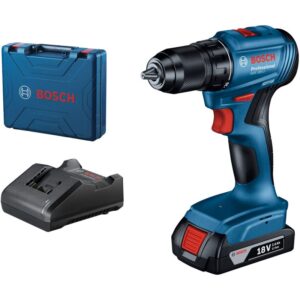 Masina de gaurit si insurubat (bormasina) pe acumulator Bosch Professional 06019K3001, 18 V, 1900 RPM, 21/50 Nm, 20+1 trepte torsiune, 35 mm diametru maxim gaurire, valiza...