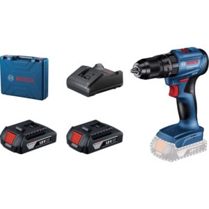 Masina de gaurit si insurubat (bormasina) pe acumulator cu percutie Bosch Professional 06019K3100, 18 V, 1900 RPM, 21/50 Nm, 20+2 trepte torsiune, 35 mm diametru maxim gaurire,...