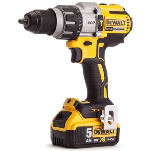 Masina de gaurit si insurubat (bormasina) pe acumulator cu percutie Dewalt DCD996P2-QW, 18 V, motor fara perii, 2000 RPM, 38.250 percutii/min, clema prindere, suport magnetic...