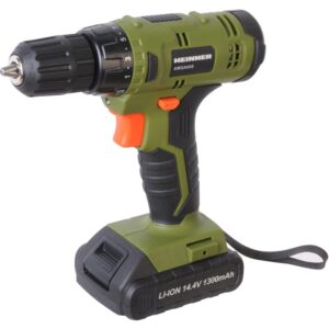 Masina de gaurit si insurubat (bormasina) pe acumulator Heinner AMGA008, 14.4 V, 650 RPM, 26 Nm, 21+1 trepte torsiune, 10 mm mandrina rapida, acumulator, incarcator