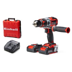 Masina de gaurit si insurubat (bormasina) pe acumulatori, Einhell Power X-Change TE-CD 18 Li-i BL (2x2,0Ah), brushless,18 V, 60 Nm