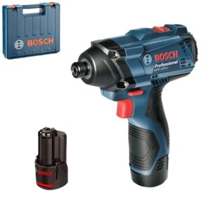 Masina de insurubat cu impact Bosch Professional GDR 120-LI, 2 acumulatori 1.5 Ah, 12 V, 100 Nm, 2600 RPM + valiza profesionala