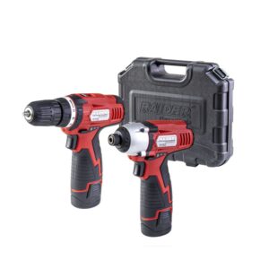 Set bormasina cu 2 viteze si surubelnita cu impact, Raider RD-CDIDL01, 2 acumulatori Li-ion 12 V, 1.5 Ah